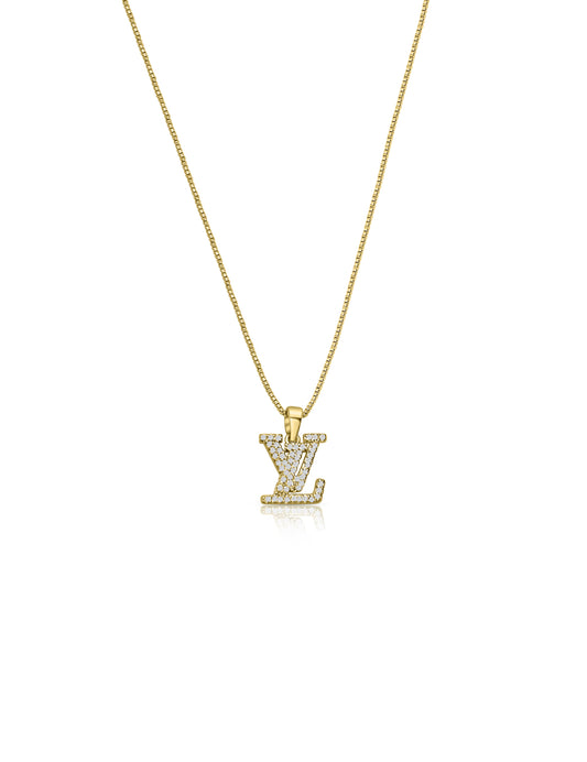 The LV Mini Necklace | Gold