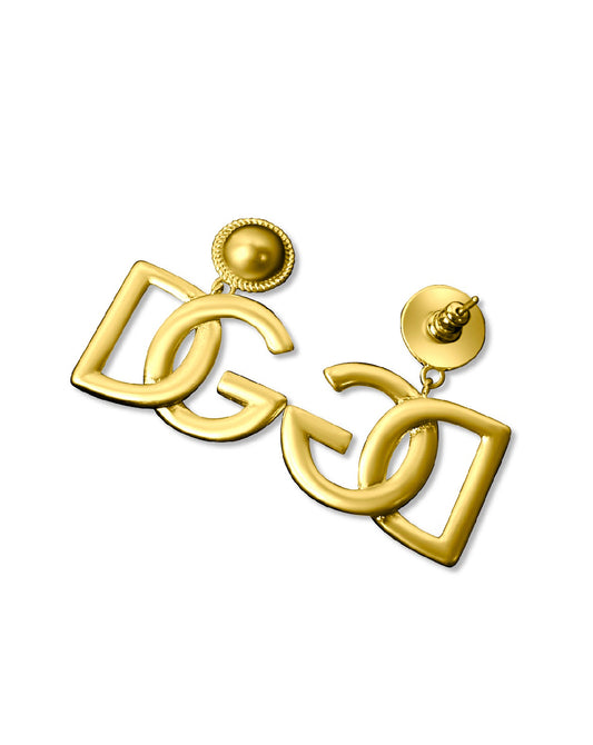 The DG Drop Earrings | 18K Gold