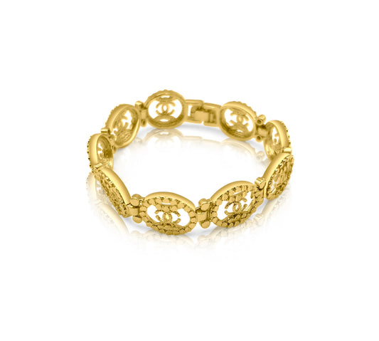 The CC Vintage Bangle | 24k Gold Plated