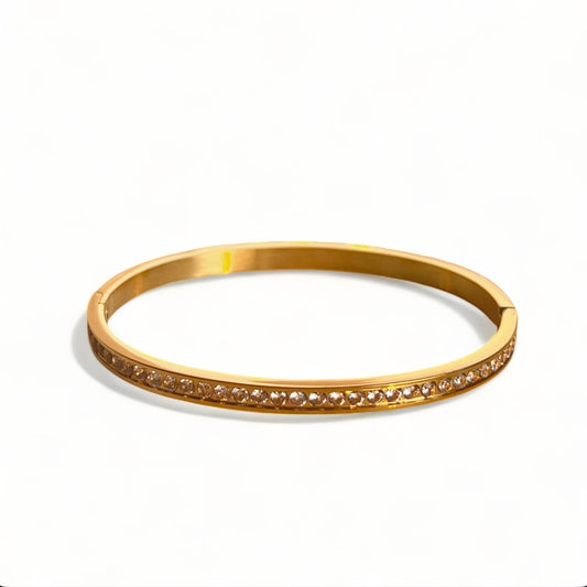 Radiance Gem Bangle | 18k Gold