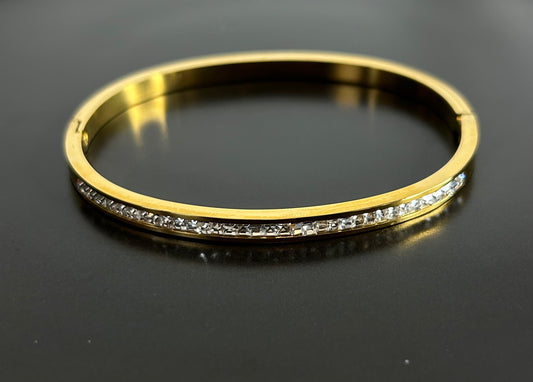 Golden Prism Bangle | 18k Gold