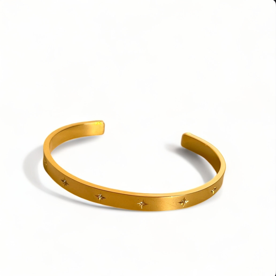 Starlit Aura Cuff | 18k Gold