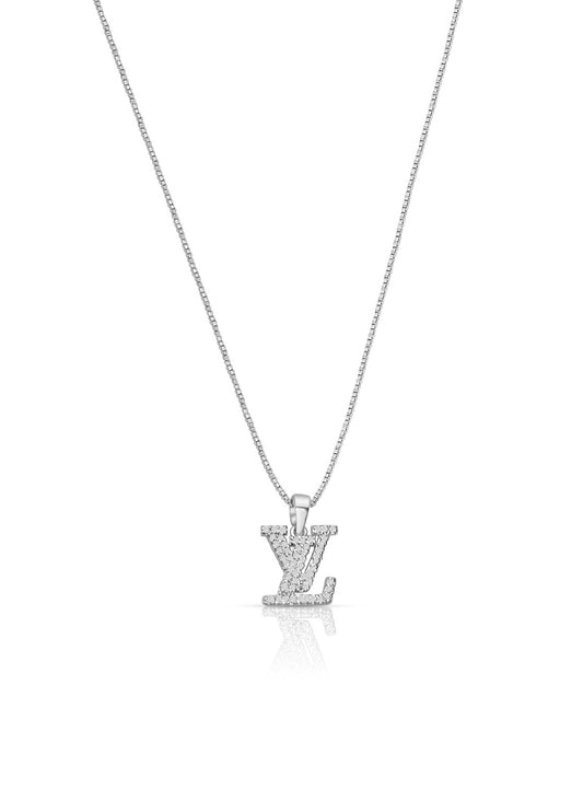 The LV Mini Necklace | Silver