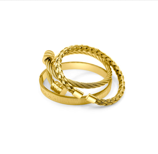 The Trio Set | 18K Gold Plated