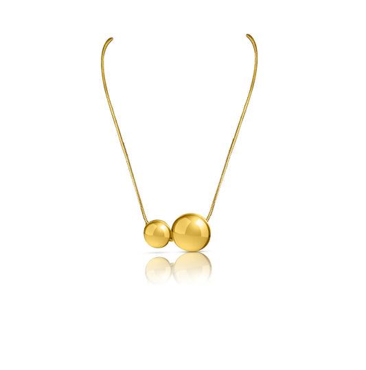 The Ball Drop Necklace | 18K Gold