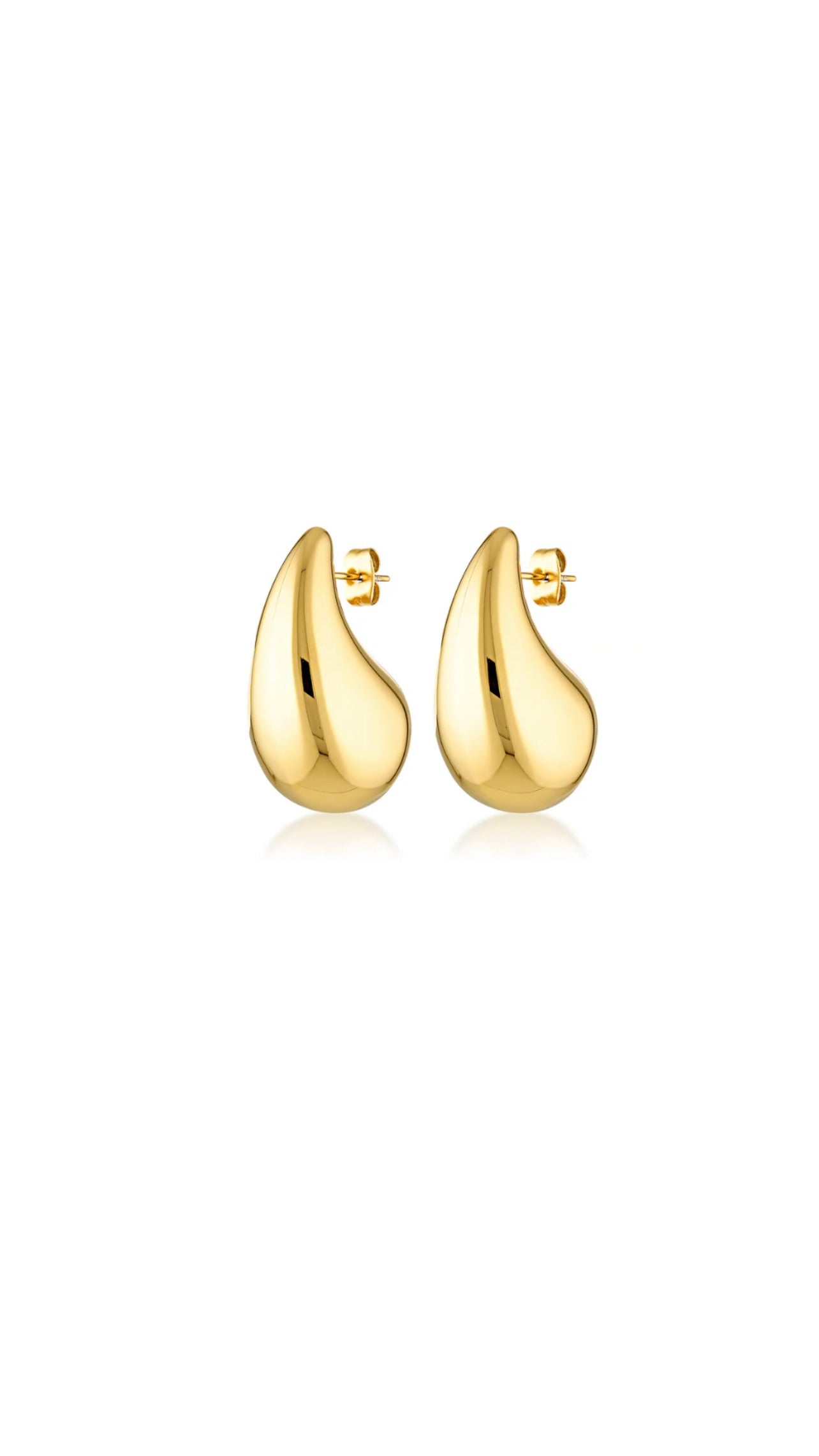 The Bold Drop Earrings | 18k Gold